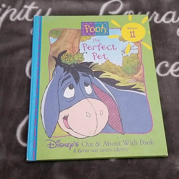 Disney Winnie The Pooh The Perfect Pet Hard Cover Book Hardcover Book EUC